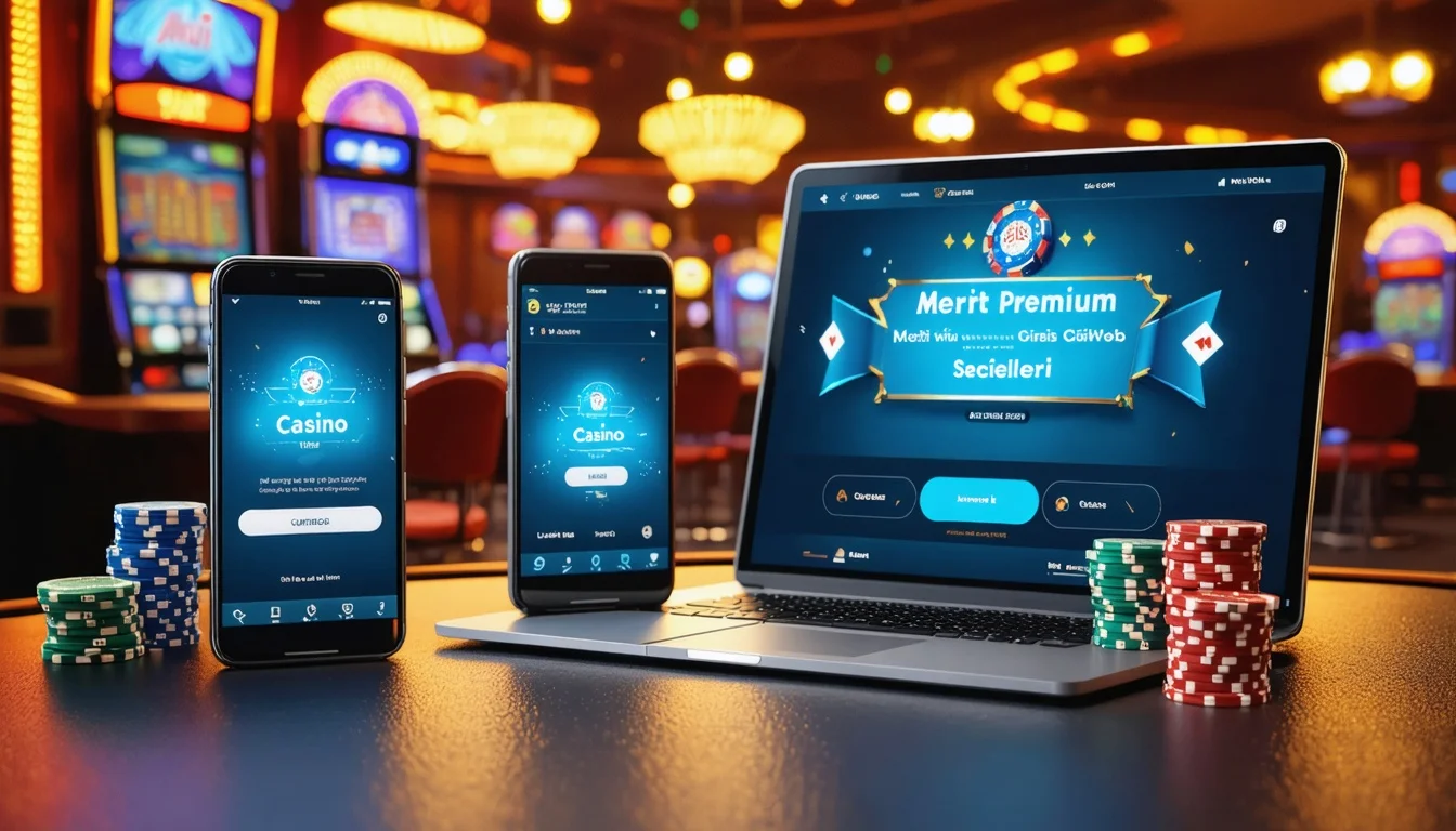 Merit Premium Mobil & Web Giriş Seçenekleri